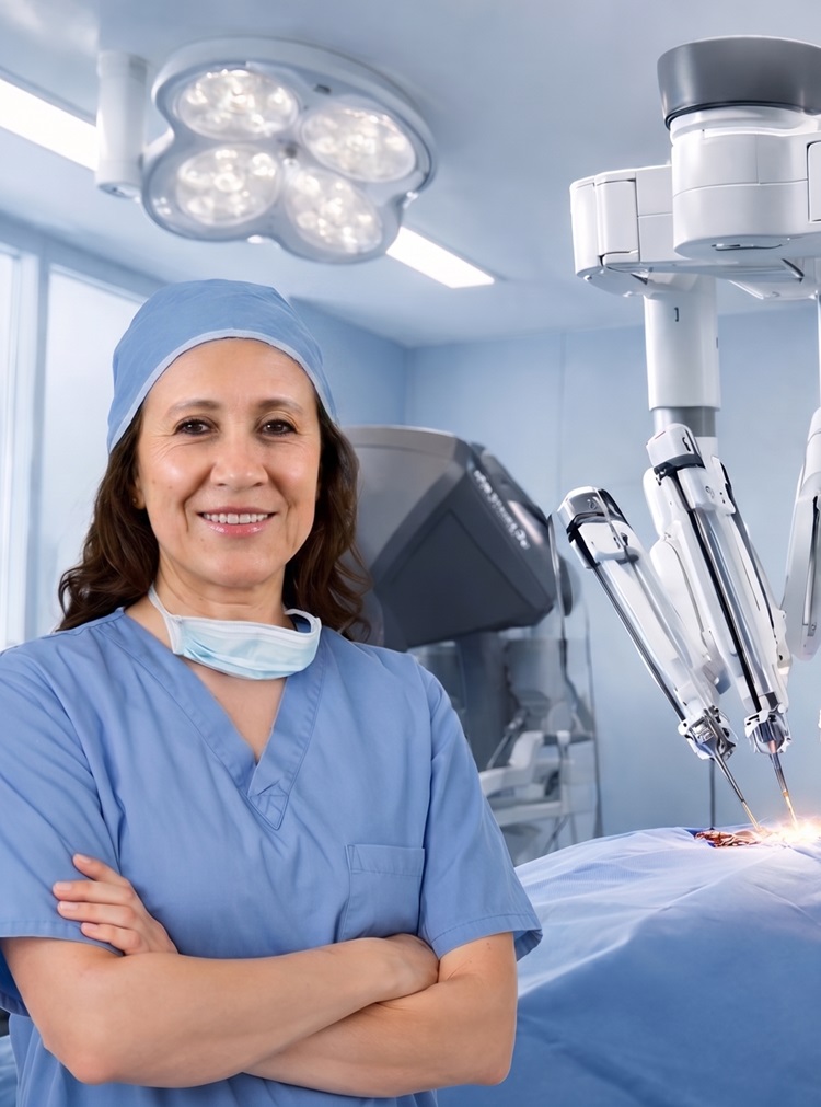 Dr. Da Vinci y Dra. Adriana Córdoba – Cirugía Robótica bariátrica Colombia